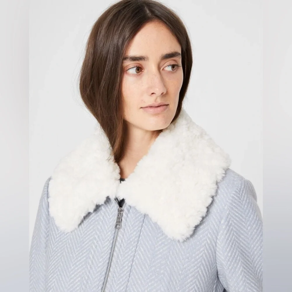 Club Monaco Textured Moto Jacket - Picture 6 of 7